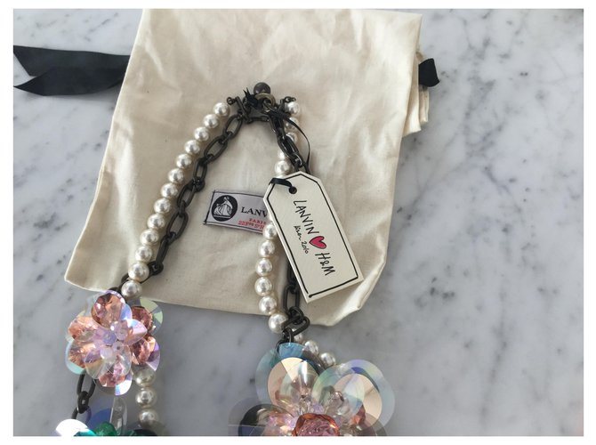 Lanvin For H&M Collana lunga Lanvin Multicolore - vista 4
