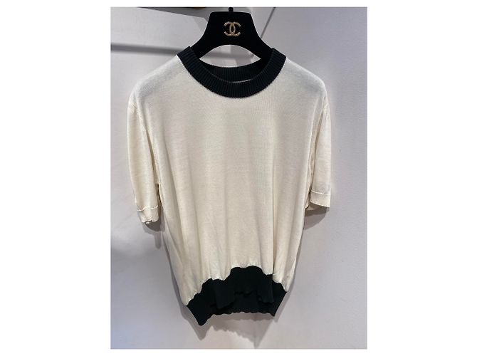 Chanel Conjunto de gêmeos Preto Bege - vista 6
