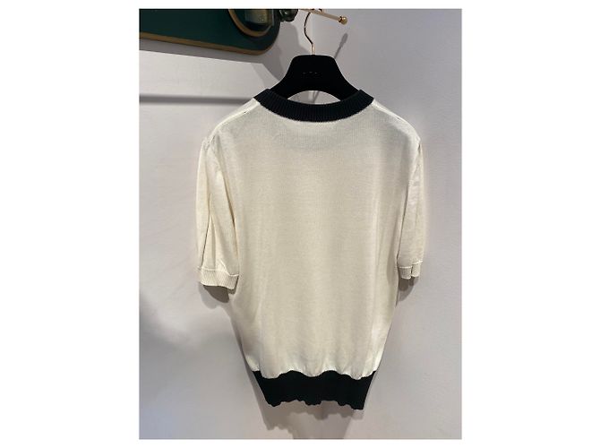 Chanel Conjunto de gêmeos Preto Bege - vista 7