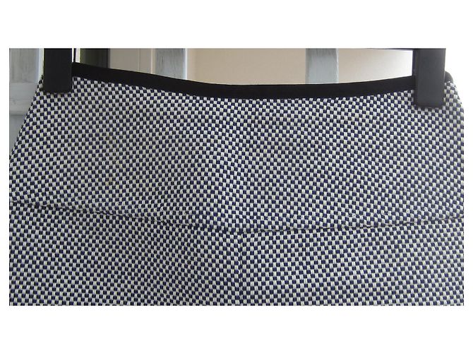 Falda Marni Azul Marino de Algodón 36 - vista 2