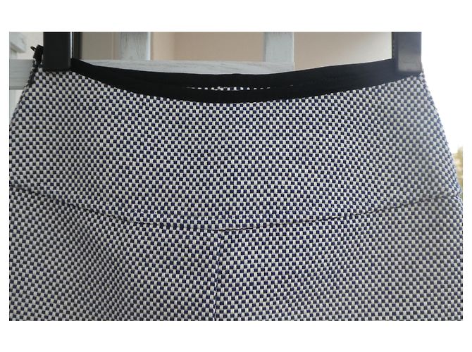 Falda Marni Azul Marino de Algodón 36 - vista 7
