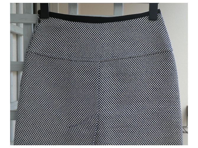 Falda Marni Azul Marino de Algodón 36 - vista 9