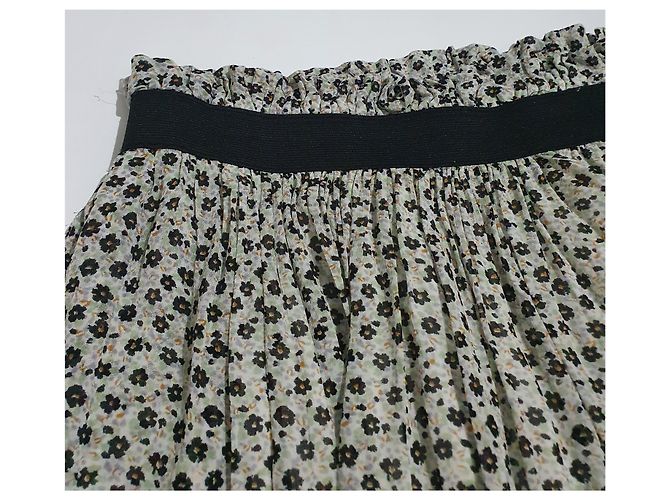 Falda Ganni Miku Georgette de viscosa Multicolor - vista 2