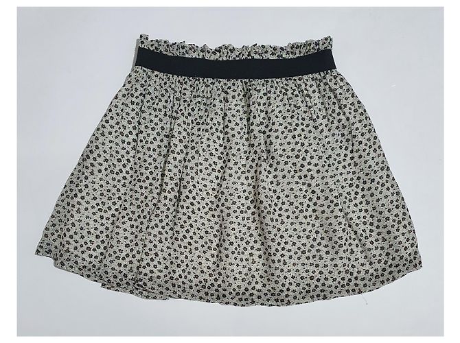 Falda Ganni Miku Georgette de viscosa Multicolor - vista 3