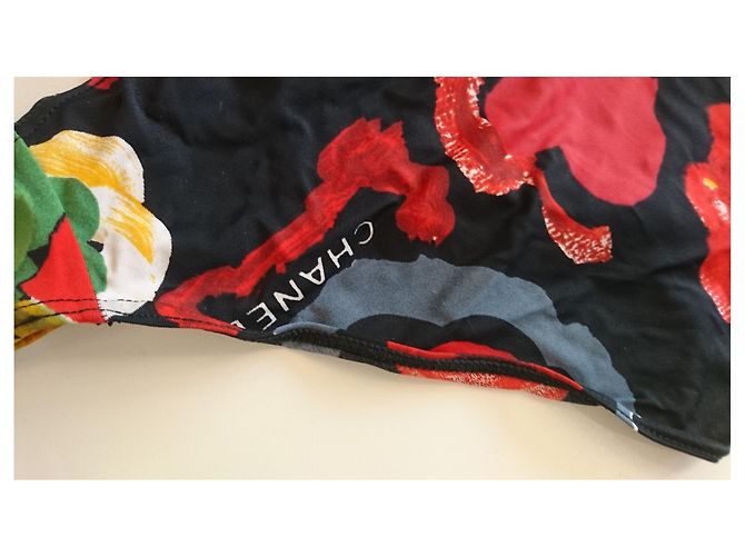 Chanel Badeanzug und Sarong Metallic Metallisch - Ansicht 3