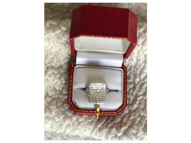 Autre Marque Diamant Cocktailring Weißgold Silber - Ansicht 2