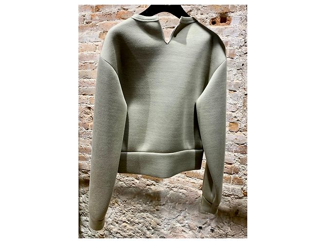 Autre Marque Sweatshirt der italienischen Marke N.21 Beige Grün Grau - Ansicht 3