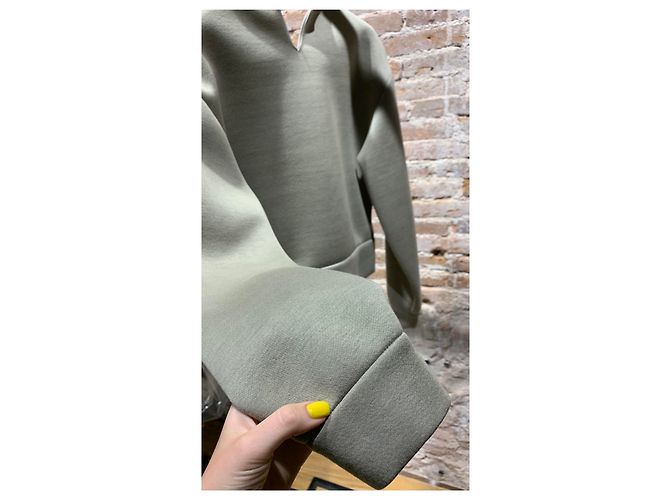 Autre Marque Sweatshirt der italienischen Marke N.21 Beige Grün Grau - Ansicht 4