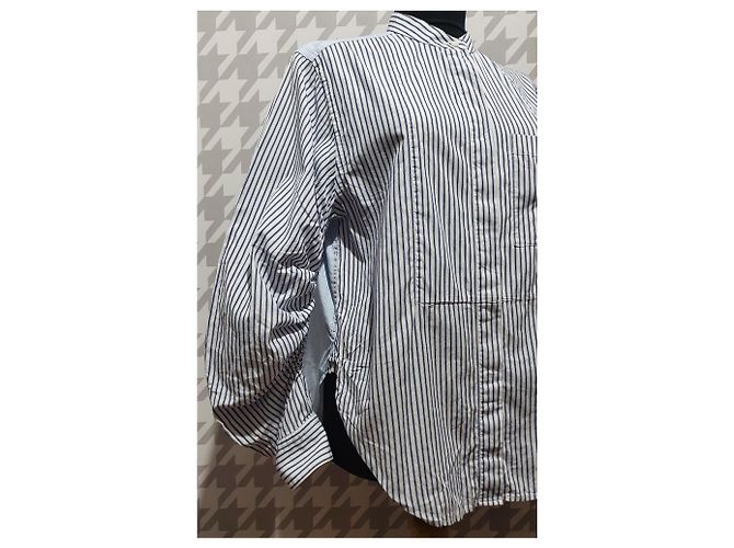 Camisa de algodón azul 3.1 Phillip Lim Blanco - vista 2