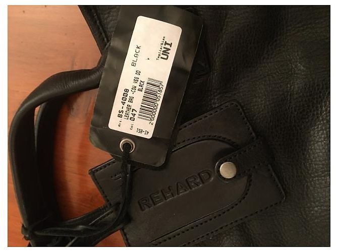 Autre Marque Borsa a mano Rehard in pelle nera con tracolla rimovibile Nero - vista 7