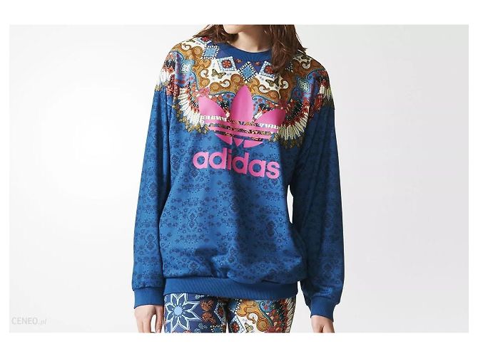 Adidas Sweatshirt Mehrfarbig Polyester Mehrfarben - Ansicht 4