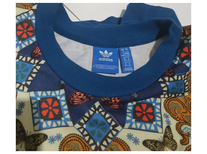 Adidas Sweatshirt Mehrfarbig Polyester Mehrfarben - Ansicht 5