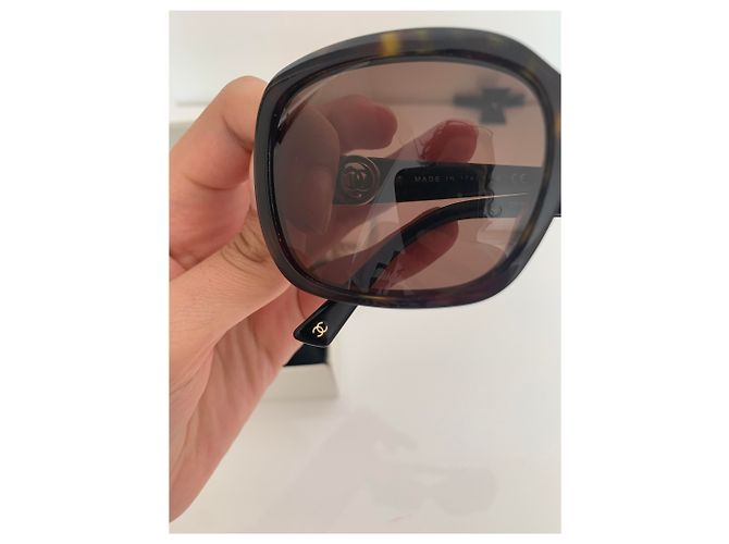 Chanel Vintage Brille Braun - Ansicht 2