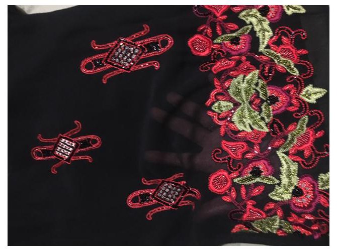 Autre Marque Custo Barcelona Kaschmir und Seide Pullover Schwarz - Ansicht 4