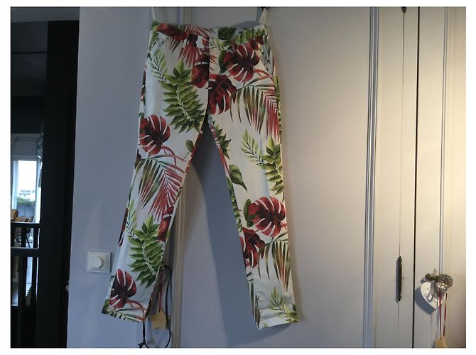Reiko pantalones de pierna recta Multicolor - vista 2