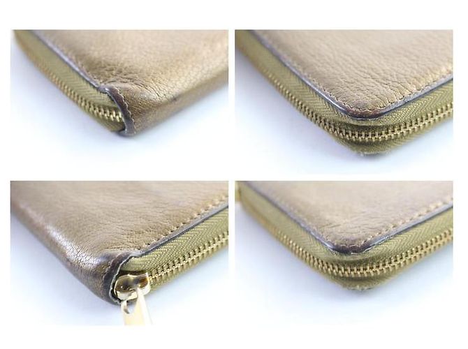 Zippy Louis Vuitton Cartera larga con cremallera Suhali de bronce - vista 10
