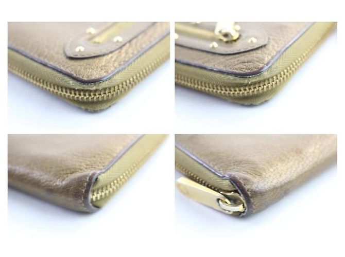 Zippy Louis Vuitton Cartera larga con cremallera Suhali de bronce - vista 8