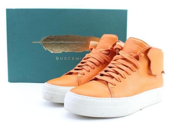 Buscemi 90mm Mid Sneaker Arancione - vista 2