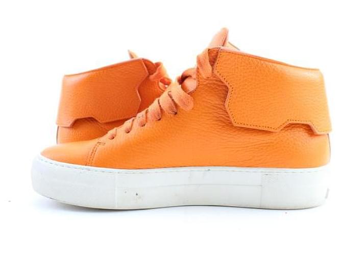 Buscemi 90mm Mid Sneaker Arancione - vista 8