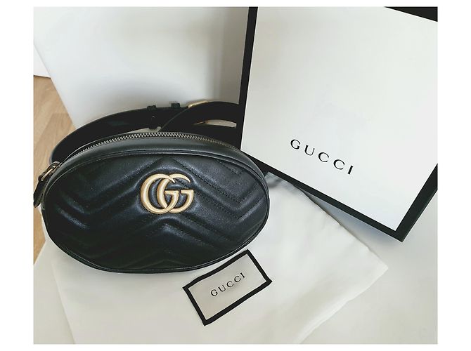 Marsupio Gucci marmont nero - vista 2