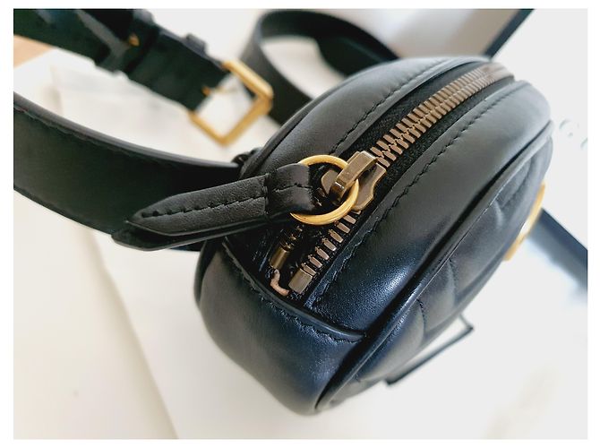 Marsupio Gucci marmont nero - vista 3
