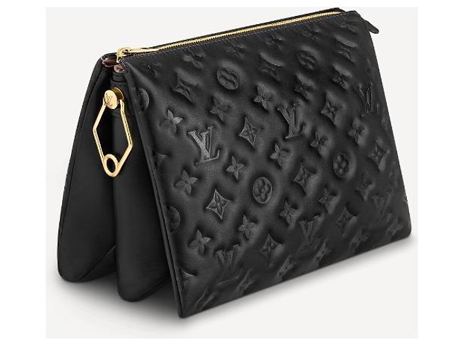 Coussin Louis Vuitton Couscin PM Borsa in pelle nera Nero - vista 2