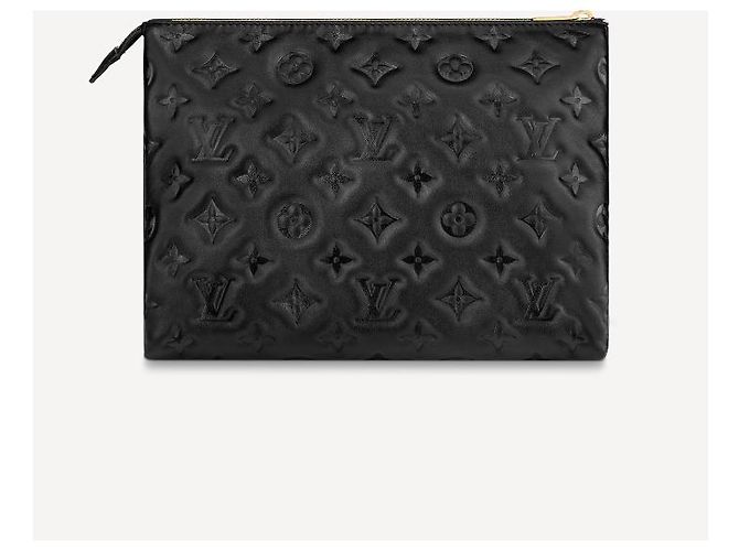 Coussin Louis Vuitton Couscin PM Borsa in pelle nera Nero - vista 4