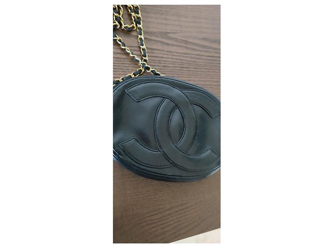 Borsa Chanel in pelle nera Nero - vista 4
