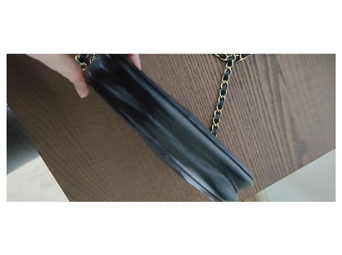 Borsa Chanel in pelle nera Nero - vista 5