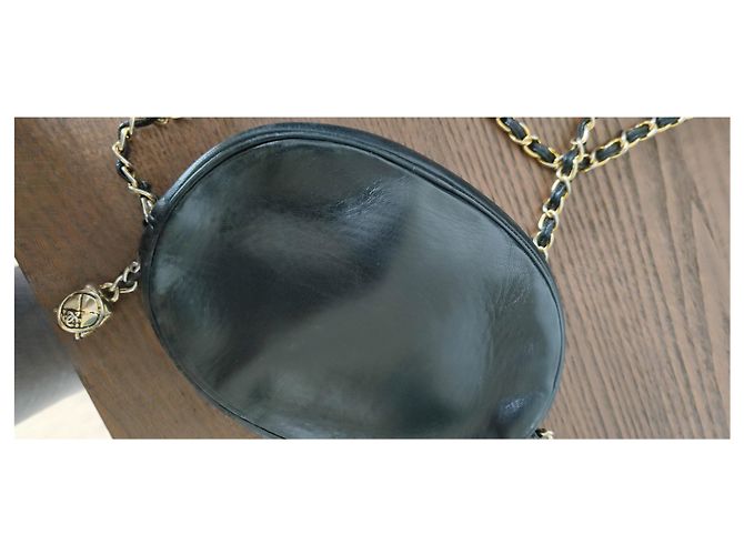 Borsa Chanel in pelle nera Nero - vista 6