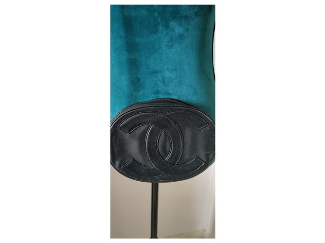 Borsa Chanel in pelle nera Nero - vista 9
