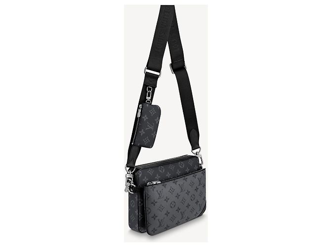Louis Vuitton LV trio messenger novo Cinza - vista 2