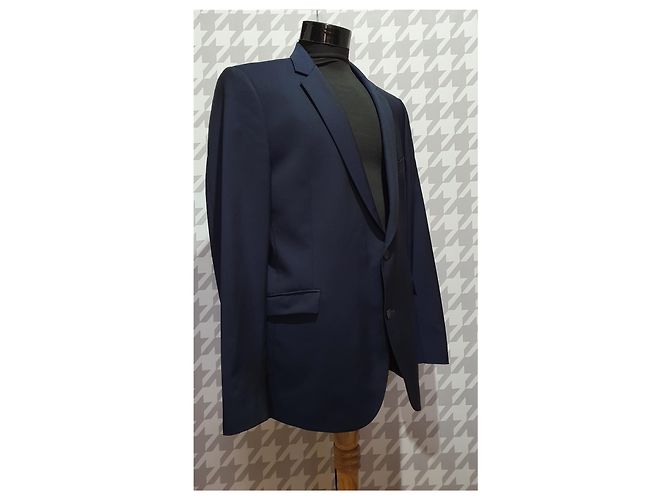 Autre Marque Strellson Blue Wool Blazer Size 54 - view 2