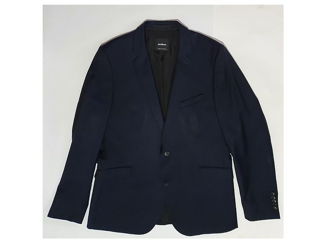 Autre Marque Strellson Blue Wool Blazer Size 54 - view 4