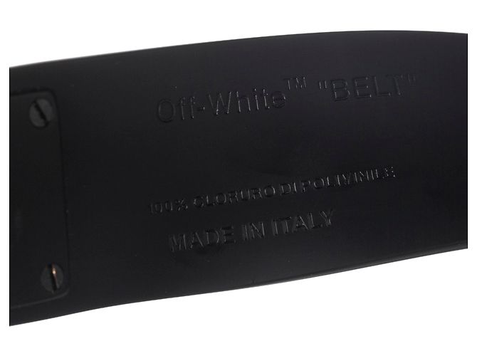 Off White Black Arrow Logo Schnallengürtel - Ansicht 3