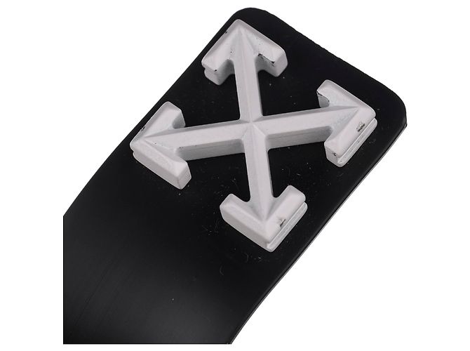 Off White Black Arrow Logo Schnallengürtel - Ansicht 4