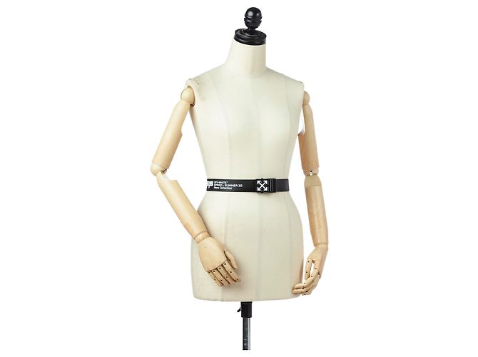 Off White Black Arrow Logo Schnallengürtel - Ansicht 5