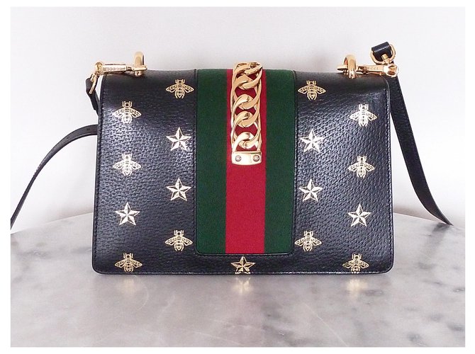 gucci sylvie bee star bag