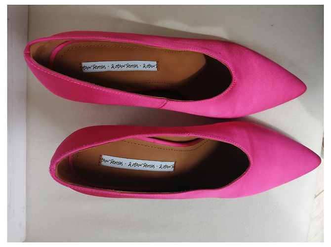 Décolleté rosa in tessuto & Other Stories 38 - vista 3