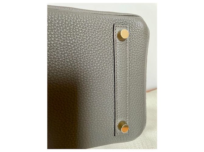 Hermès Birkin 30 Togo GHW Grigio antracite - vista 11