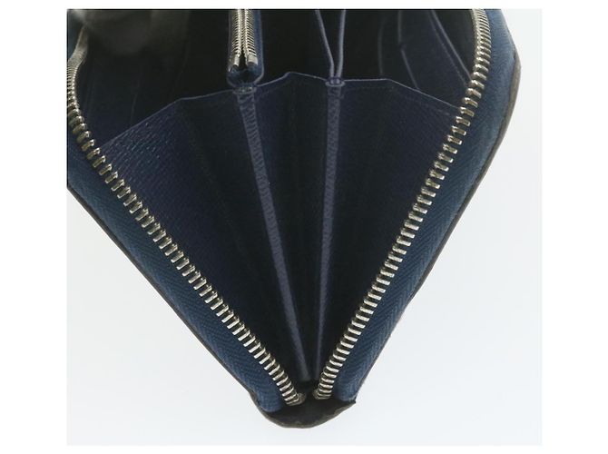 LOUIS VUITTON Epi Zippy Wallet Cartera larga Azul marino M60307 LV Auth ar3608 - vista 13