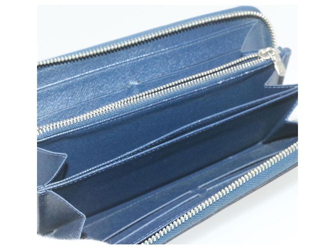 LOUIS VUITTON Epi Zippy Wallet Cartera larga Azul marino M60307 LV Auth ar3608 - vista 15