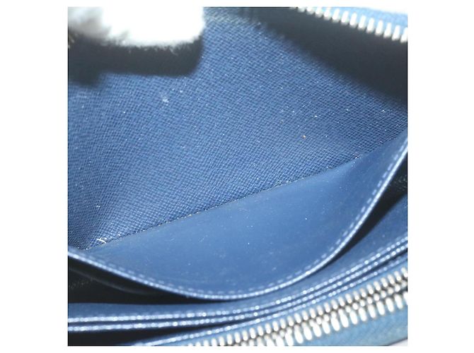 LOUIS VUITTON Epi Zippy Wallet Cartera larga Azul marino M60307 LV Auth ar3608 - vista 16