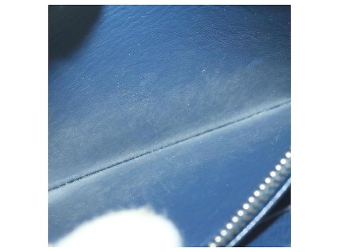 LOUIS VUITTON Epi Zippy Wallet Cartera larga Azul marino M60307 LV Auth ar3608 - vista 20