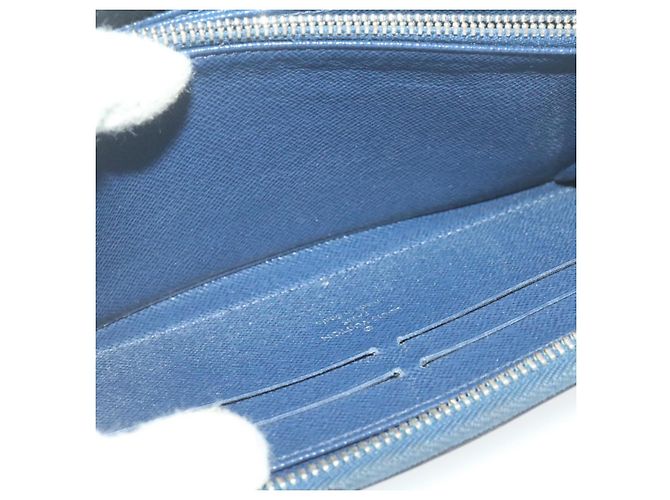 LOUIS VUITTON Epi Zippy Wallet Cartera larga Azul marino M60307 LV Auth ar3608 - vista 21