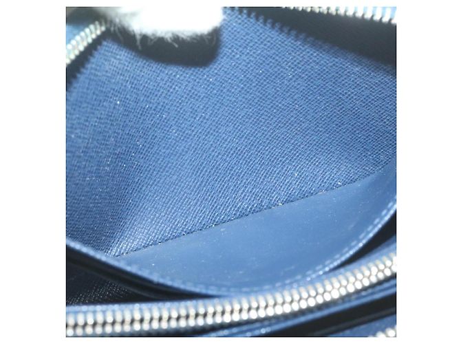 LOUIS VUITTON Epi Zippy Wallet Cartera larga Azul marino M60307 LV Auth ar3608 - vista 22