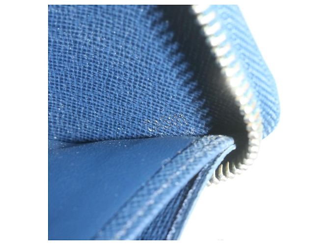 LOUIS VUITTON Epi Zippy Wallet Cartera larga Azul marino M60307 LV Auth ar3608 - vista 23
