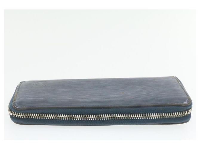 LOUIS VUITTON Epi Zippy Wallet Cartera larga Azul marino M60307 LV Auth ar3608 - vista 5