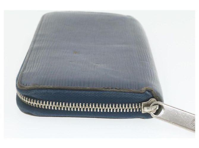 LOUIS VUITTON Epi Zippy Wallet Cartera larga Azul marino M60307 LV Auth ar3608 - vista 6