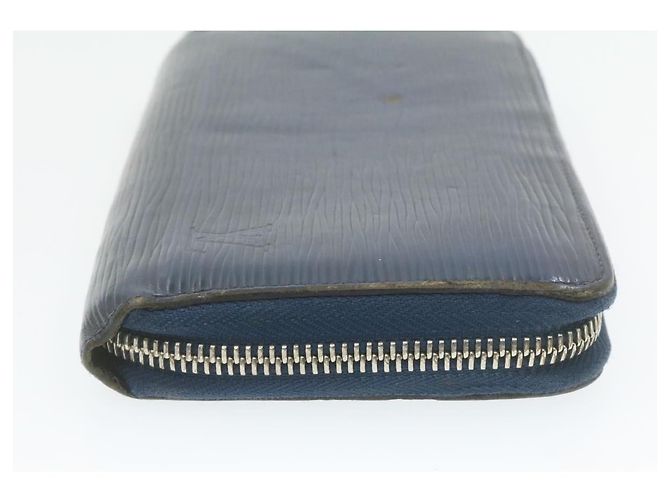 LOUIS VUITTON Epi Zippy Wallet Cartera larga Azul marino M60307 LV Auth ar3608 - vista 7